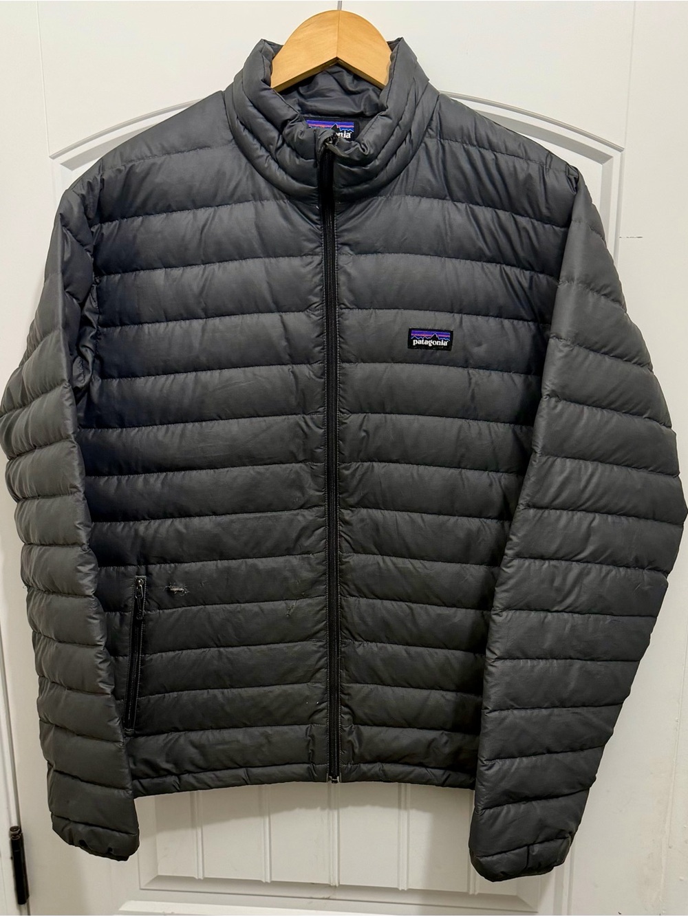 Patagonia Men's Down Sweater, 800-Fill-Power Down, Slate Gray, SZ MD, READ DESC